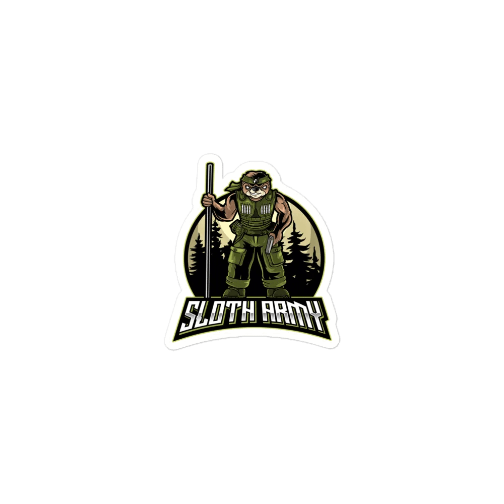 Sloth Army Magnet product image (1)