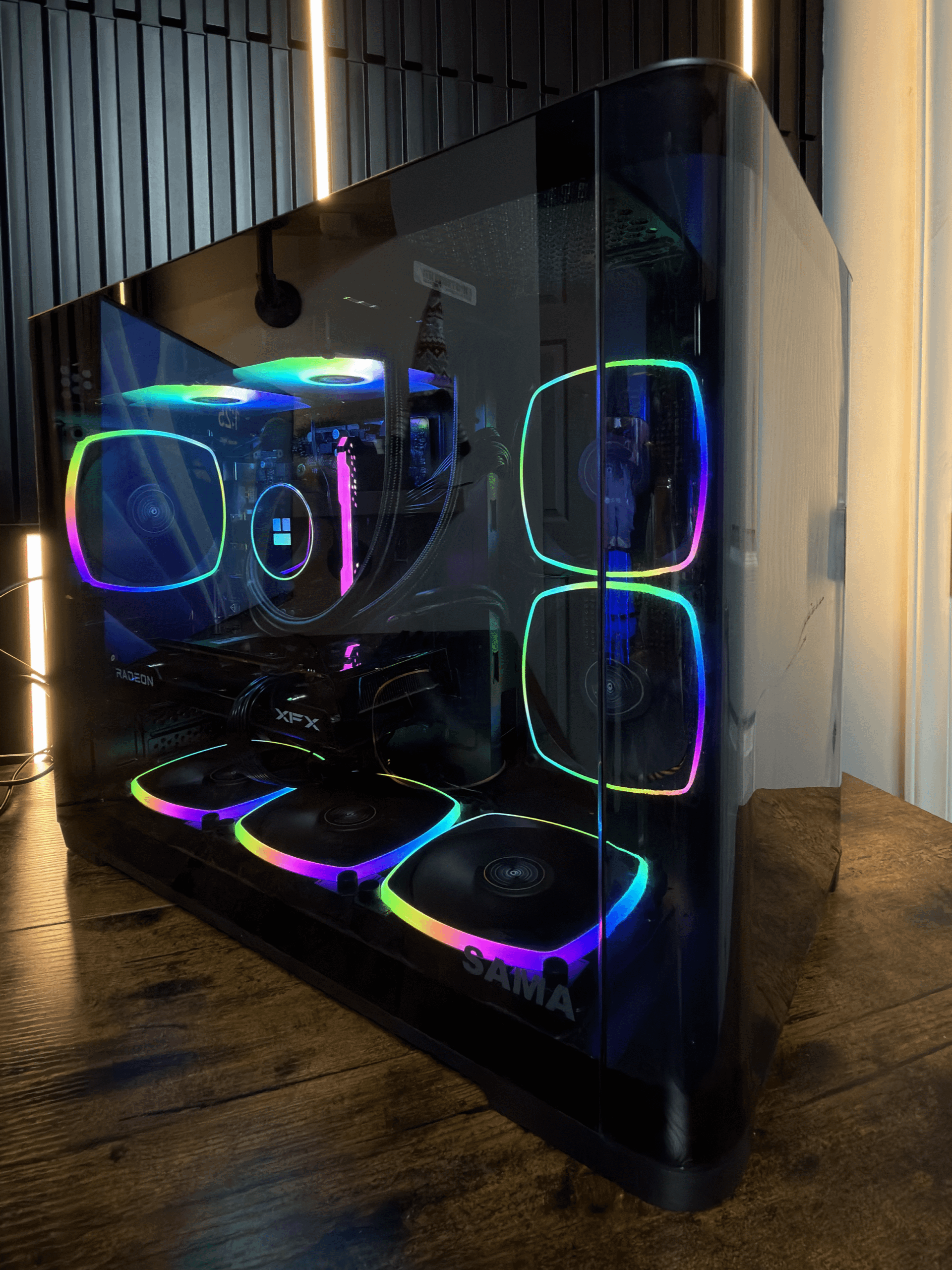 Pc Gaming Nebula Core - Ryzen 7 5700 + 9060 XT 16GB + 32GB DDR4 3200MHz + Asrock B550 product image (2)