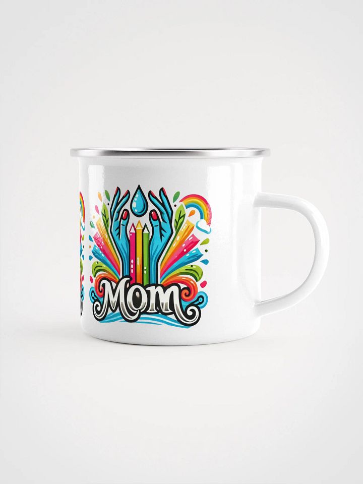 Artistic MOM Enamel Mug product image (1)