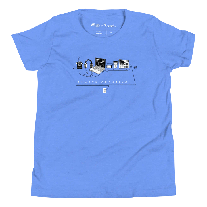 Always Creating: the Production Process children's tee product image (1)