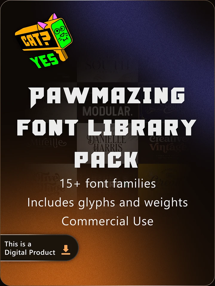 Pawmazing Font Library product image (1)
