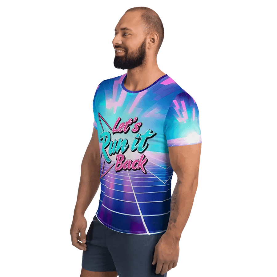 Revitalize Retro Vibes All-Over Print Tee product image (5)