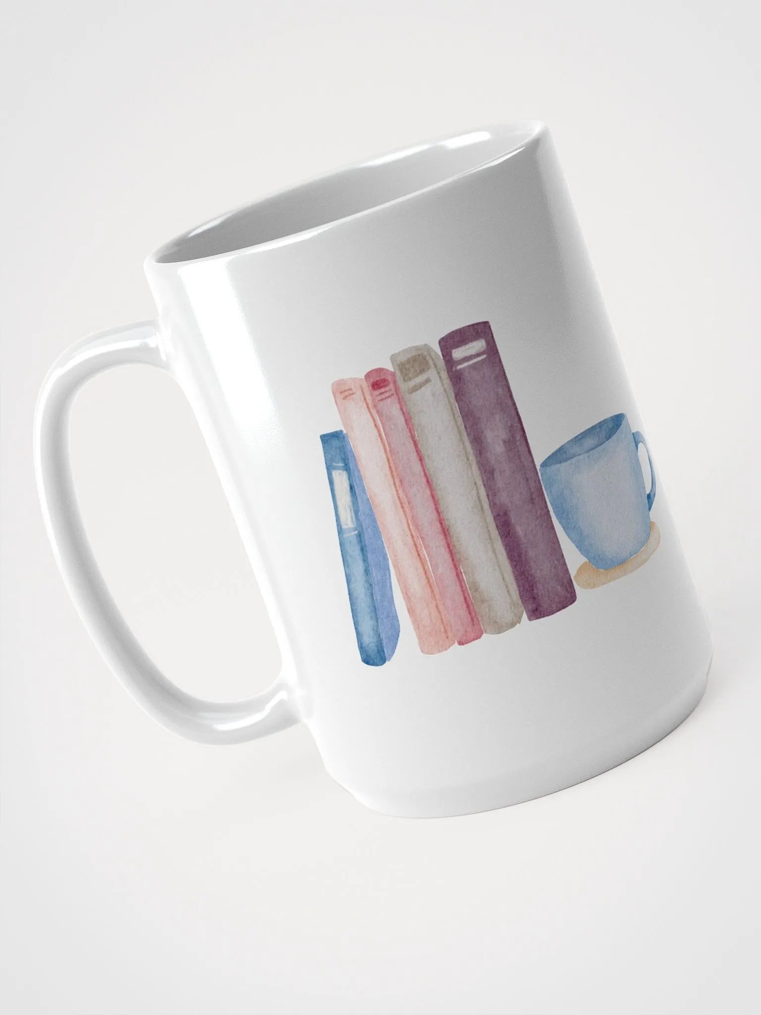 I ♥ READING White Glossy Mug 📖 product image (3)