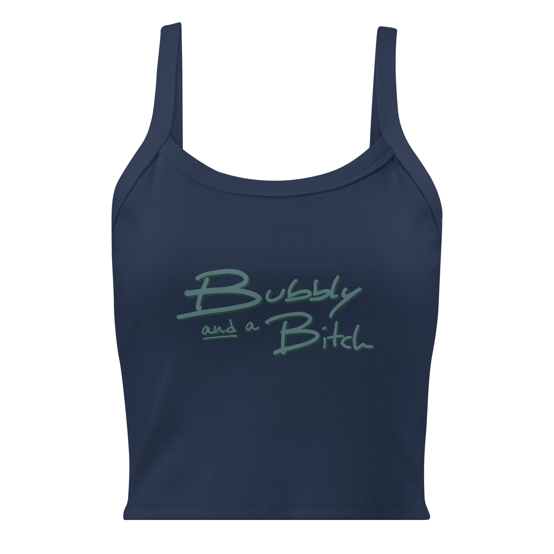 Bubbly and a B (forest shadow design) tank top product image (1)