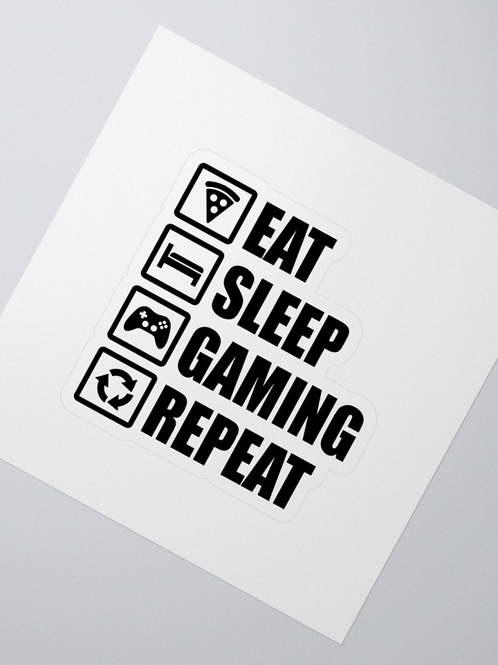 Eat. Sleep. Game. Repeat. Vinyl Sticker Pack product image (2)