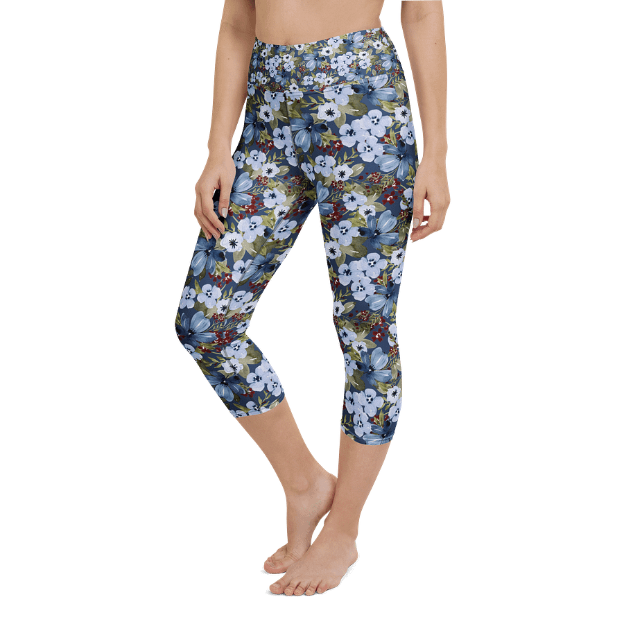 Flowers Garden Capri Leggings product image (6)