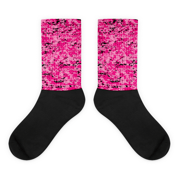 Pixelated Camo Dreams Sublimated Socks product image (1)