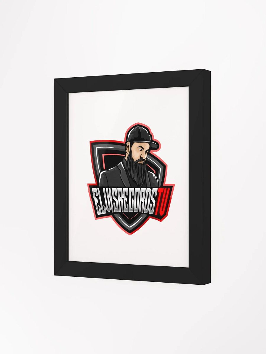 ELVISRecordsTV Logo Framed Matte Poster product image (86)