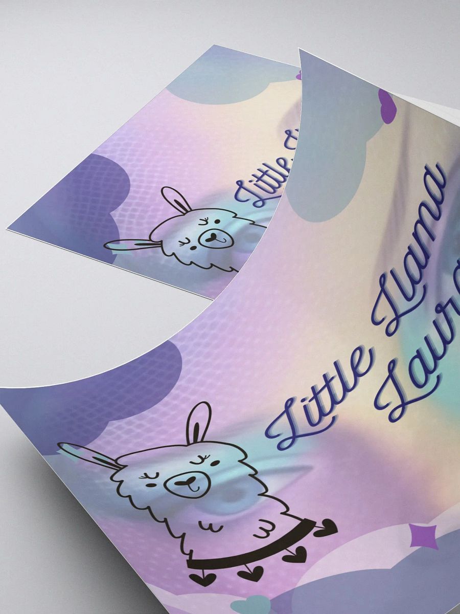 Llama colourful sticker product image (4)