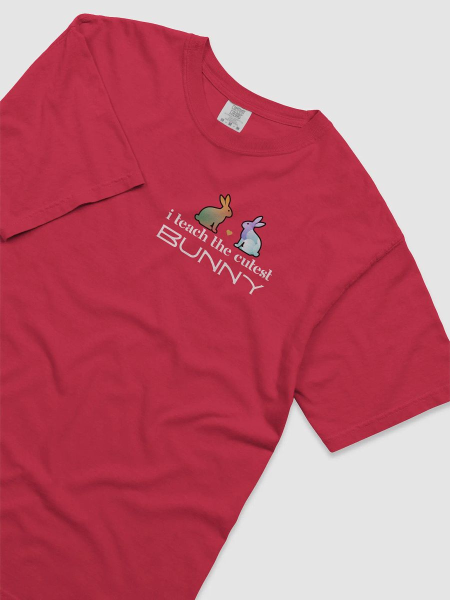 I Teach The Cutest Bunny, Teachers Comfort Colors T-shirt - Pocket product image (12)