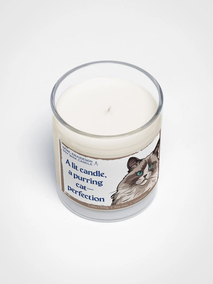 Ragdoll Cat Lover Best Gift, Large Capacity, Great Value & Eco-Friendly Candle – 1.2 lbs of Pure Serenity product image (3)