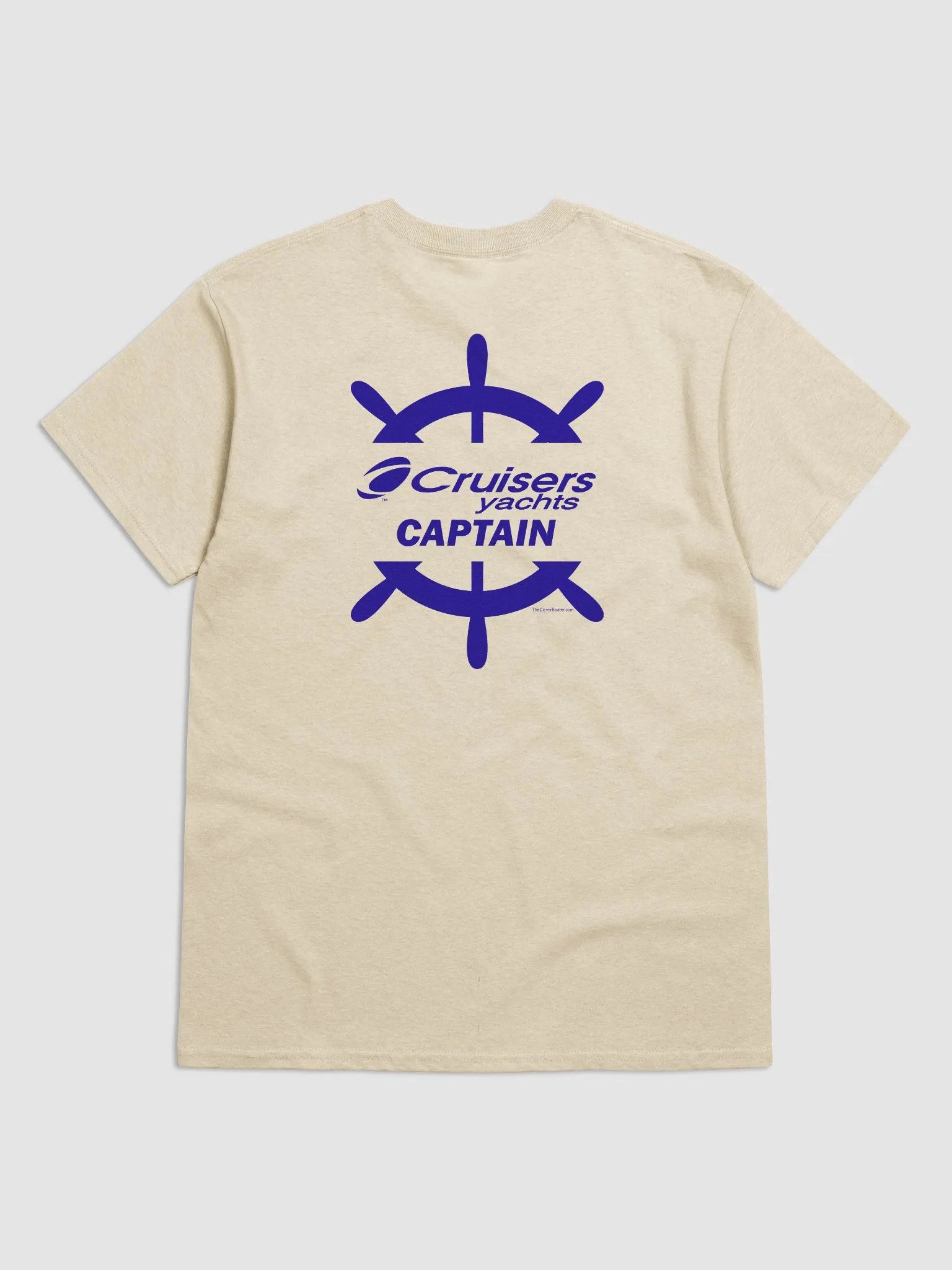 Cruisers Yachts Captain - T-Shirt - Light Shirt w/Blue Logo product image (4)