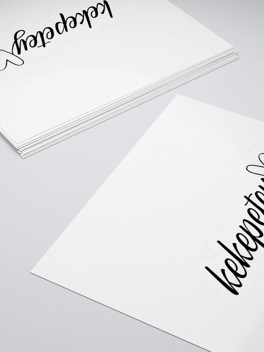 Kekepetey Sticker - Black product image (4)