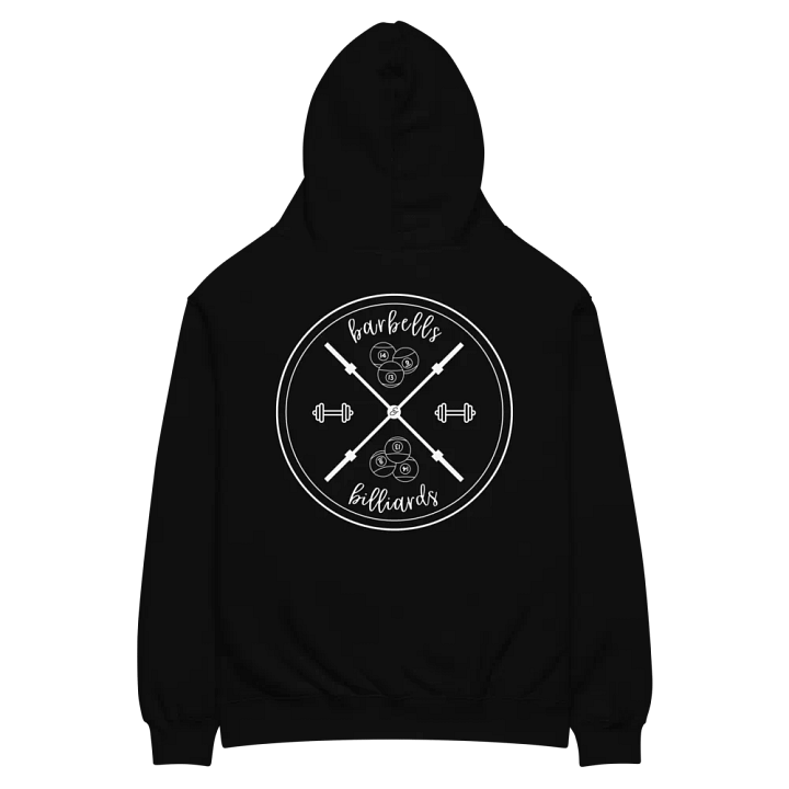 Barbells & Billiards X Emblem Unisex Hoodie product image (2)