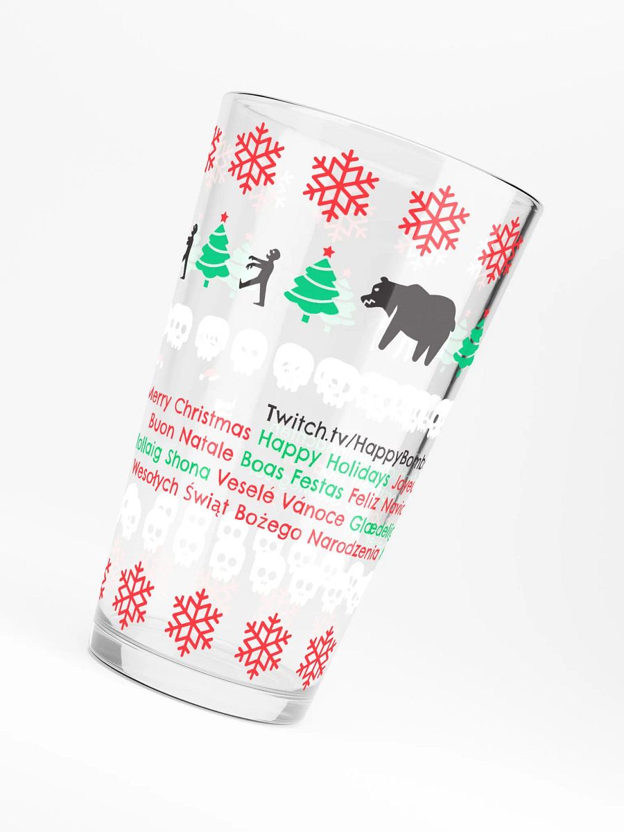 Limited Edition HappyBombs Christmas Glass product image (6)