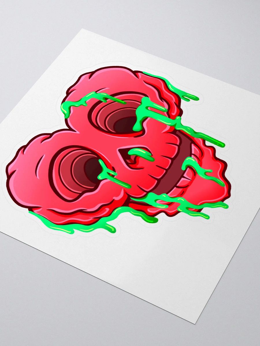 Toxic Heart Kiss Cut Sticker product image (3)