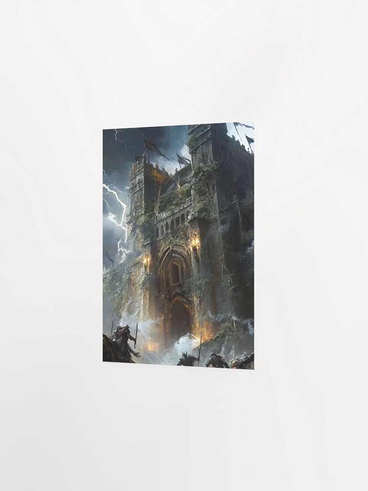 Epic Battle at the Ruined Fortress Poster product image (11)