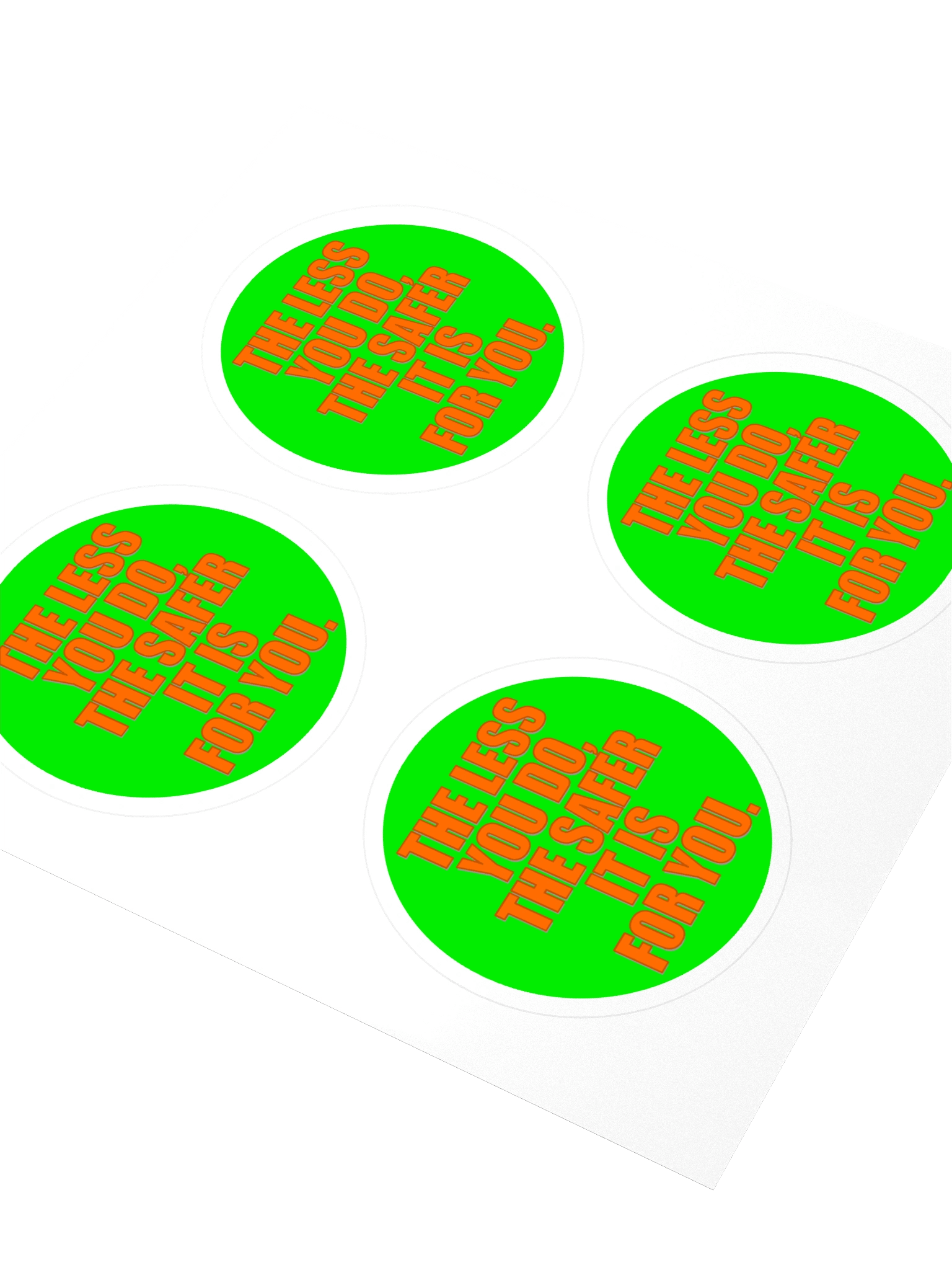 The Less You Do... Stickers product image (3)