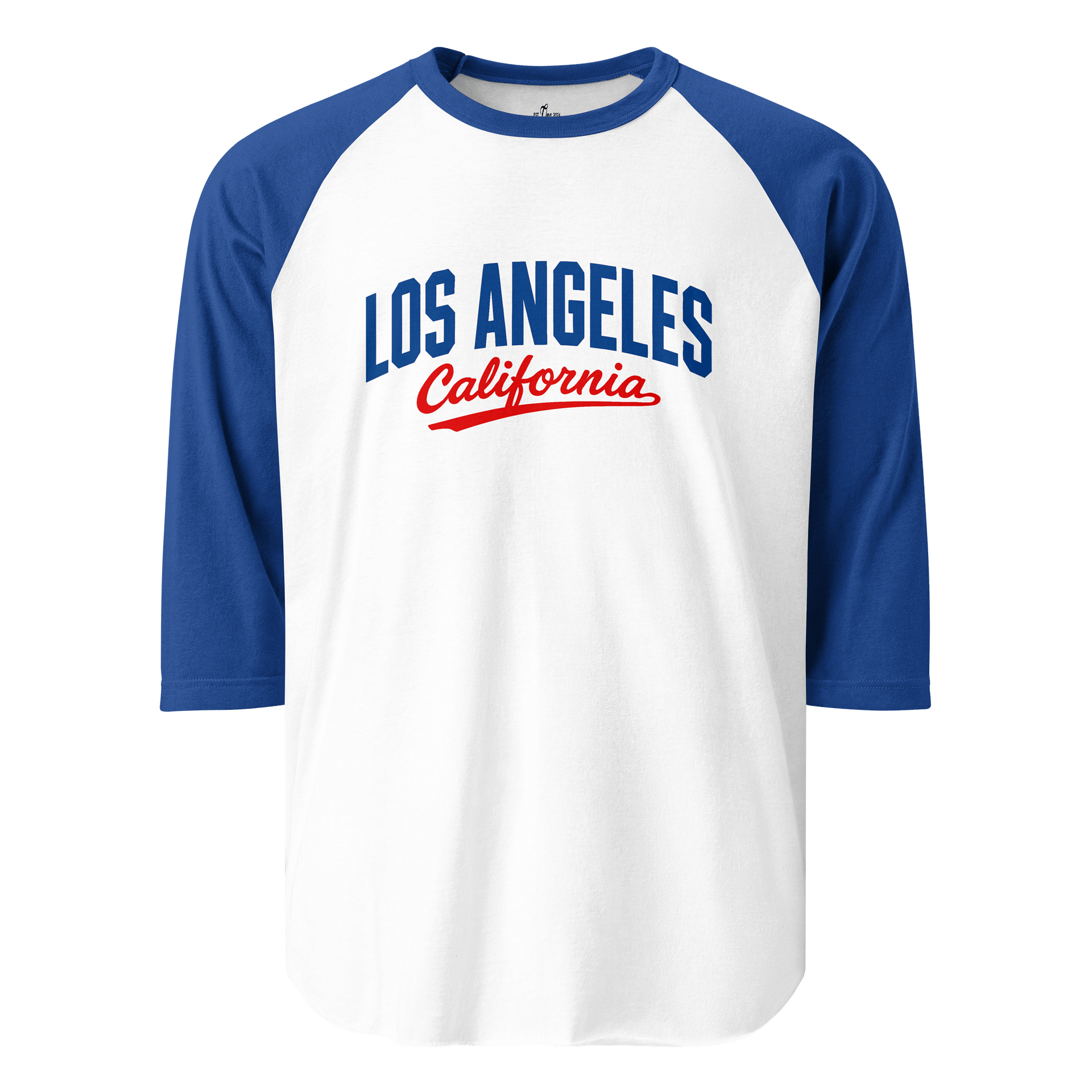 Los Angeles California Baseball-Style Unisex Jersey Raglan Tee product image (1)