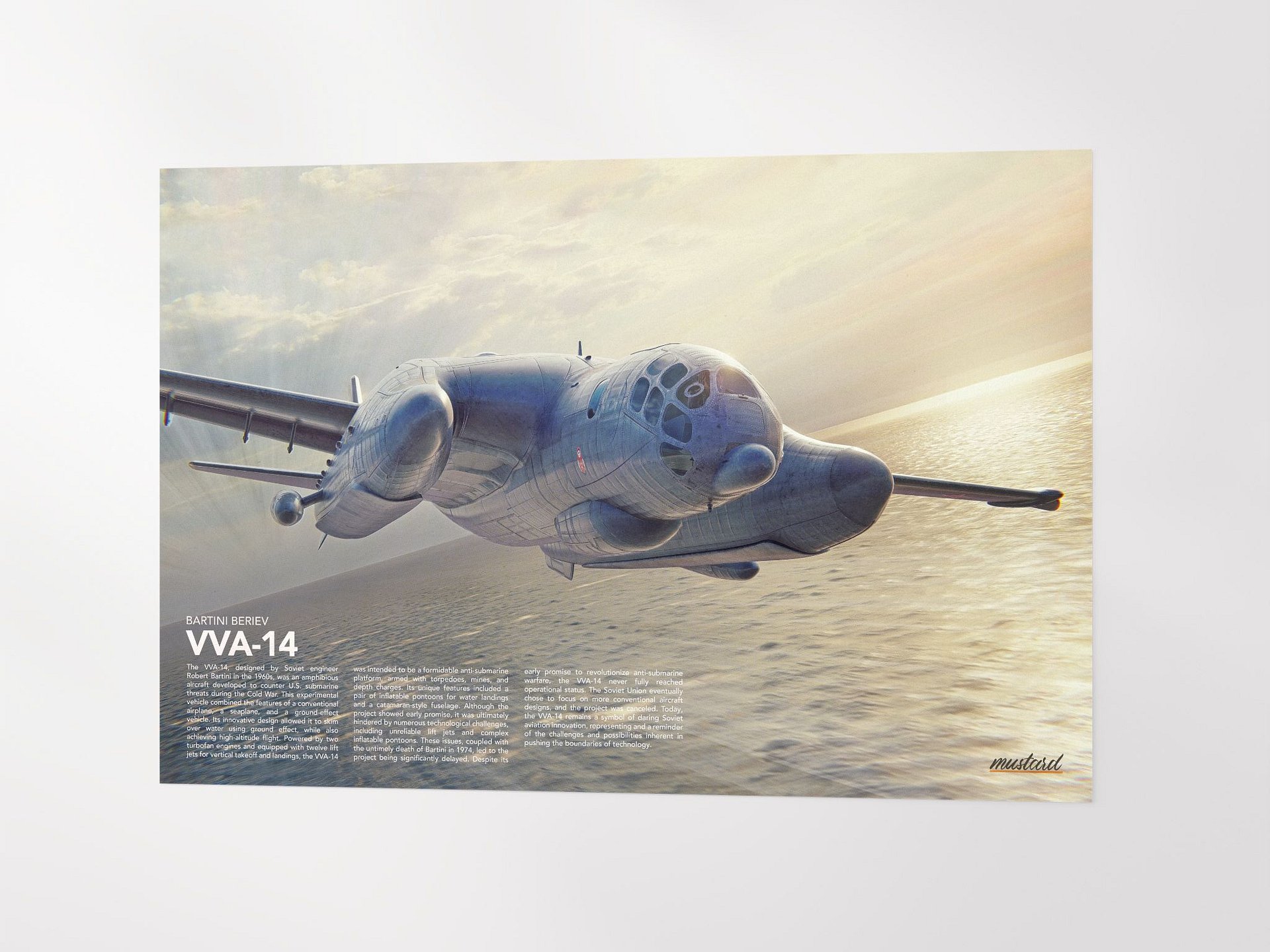 Bartini Beriev VVA-14 Poster product image (4)