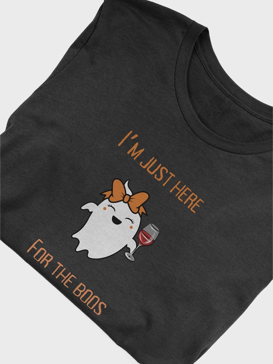 Cheerful Ghost Halloween Adult T-Shirt product image (7)