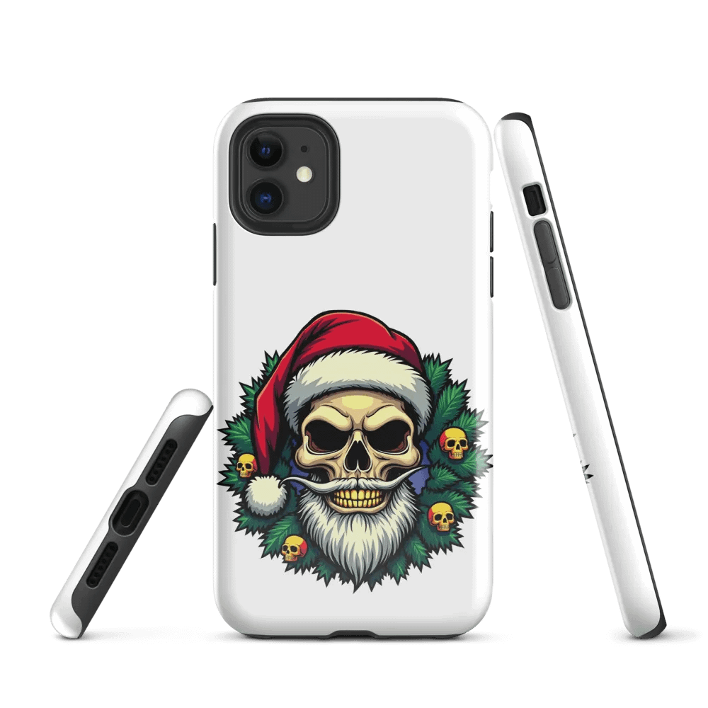 Evil Scary Sinister Santa Skull Tough iPhone® Case product image (1)