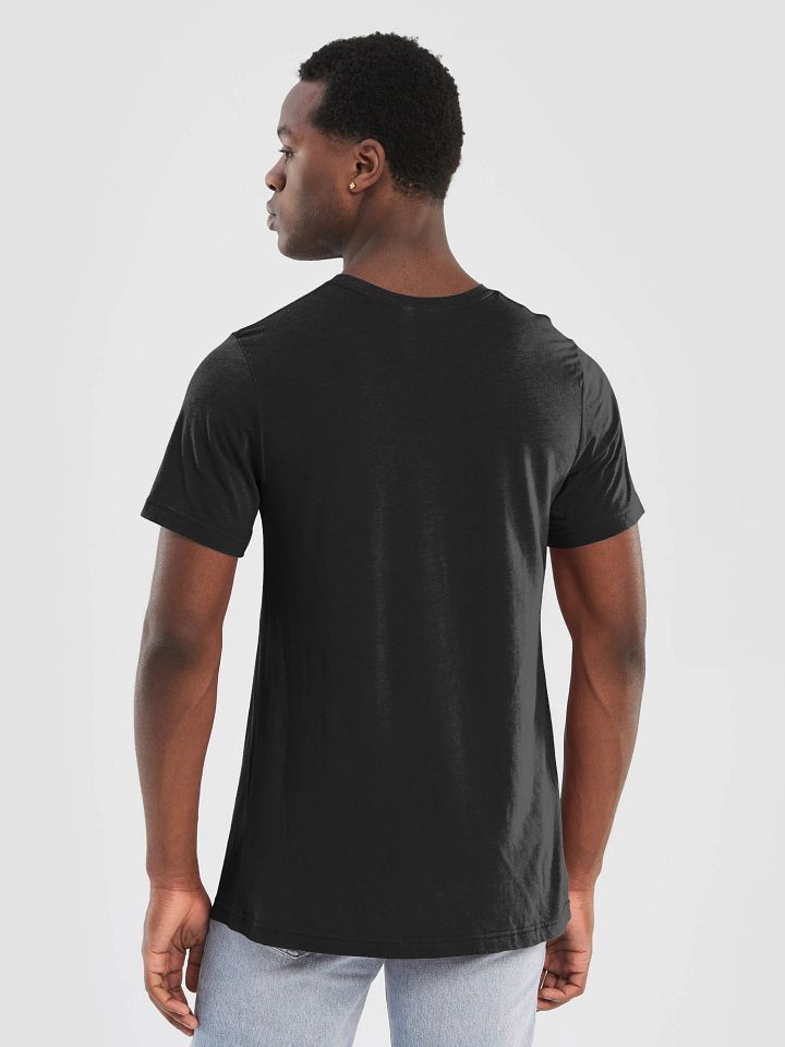 Plain Color Charcoal Black T-Shirt product image (2)