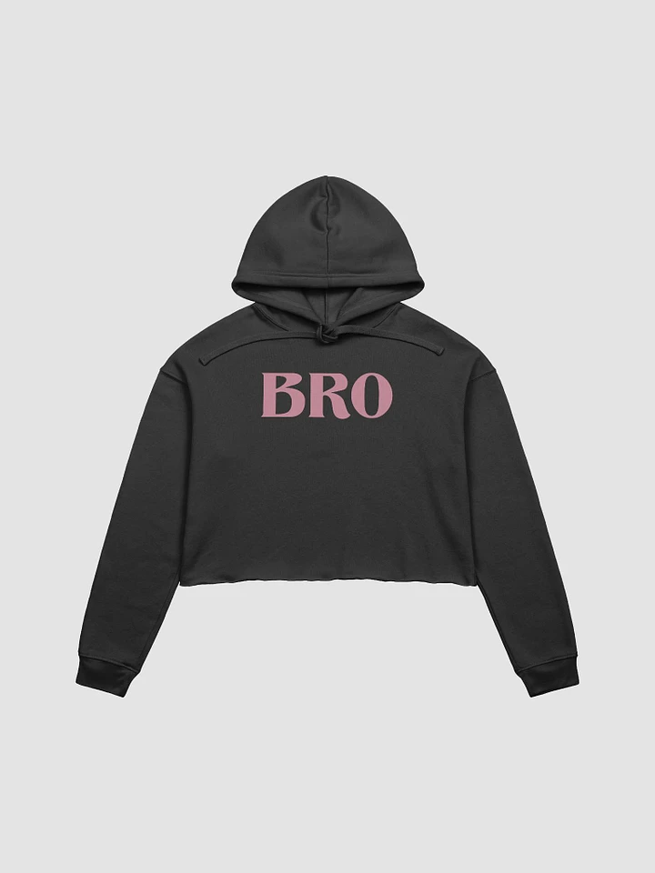 Bro fleece crop hoodie product image (1)