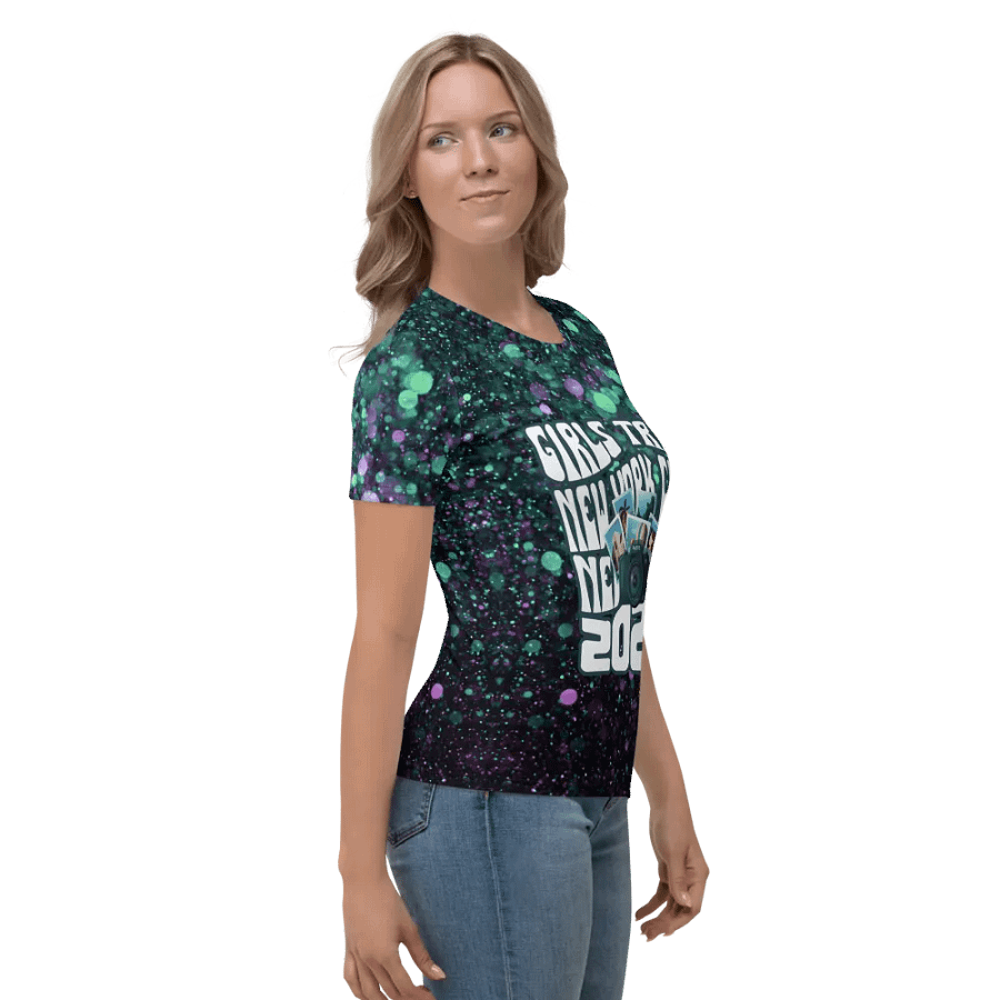Girls Trip New York 2024 All Over Print T-shirt product image (4)