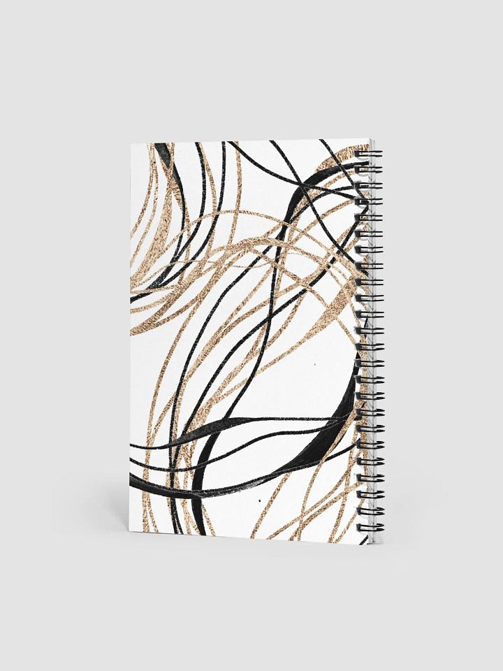 Swirls Line Art Spiral Notebook product image (2)