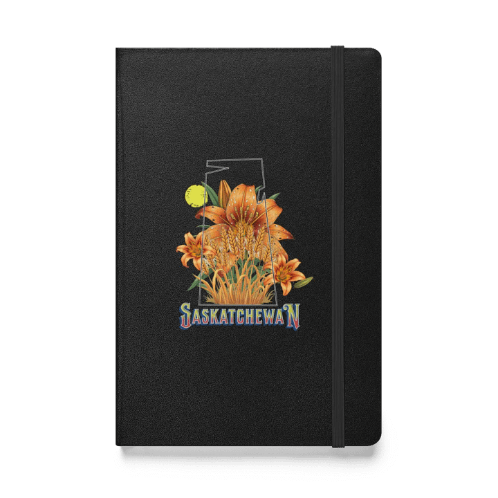 Saskatchewan Province Lily Sunburst Hardcover Notebook product image (1)