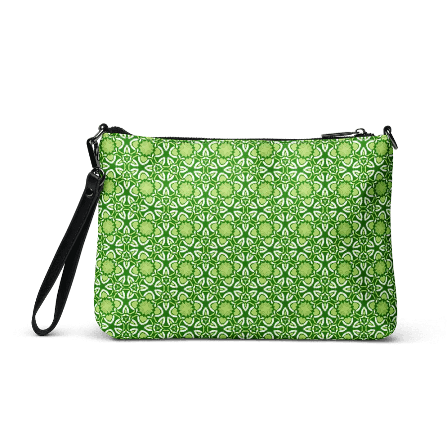 Symmetrical Green Floral Crossbody Bag product image (5)