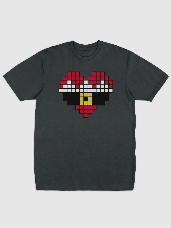 Santa Heart Premium Heavyweight Tee product image (1)