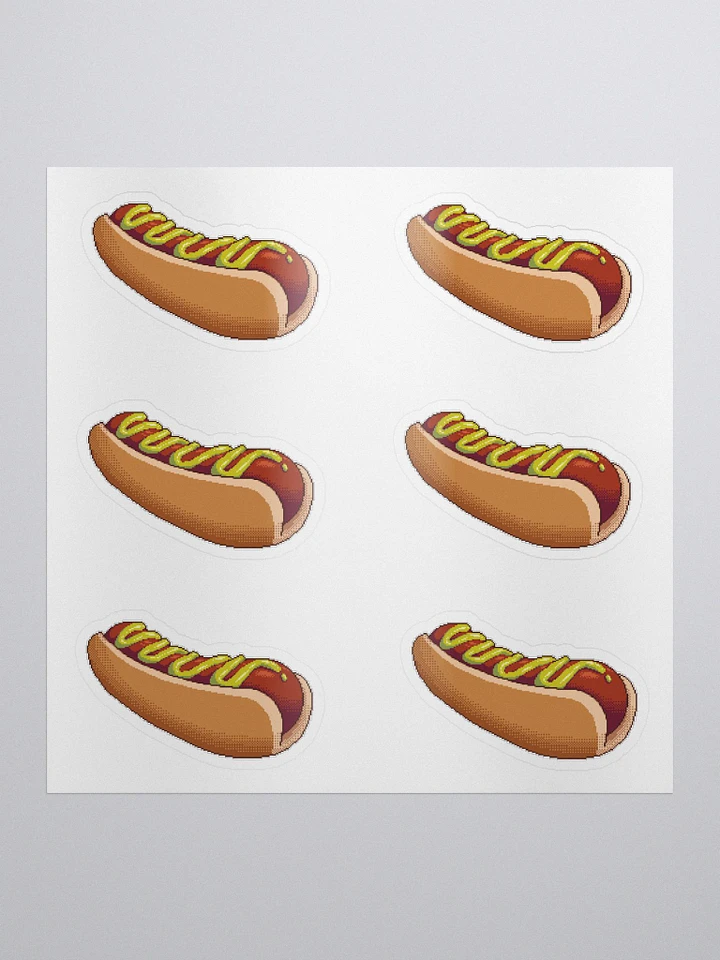 Pixel Hot Dog Stickers product image (1)
