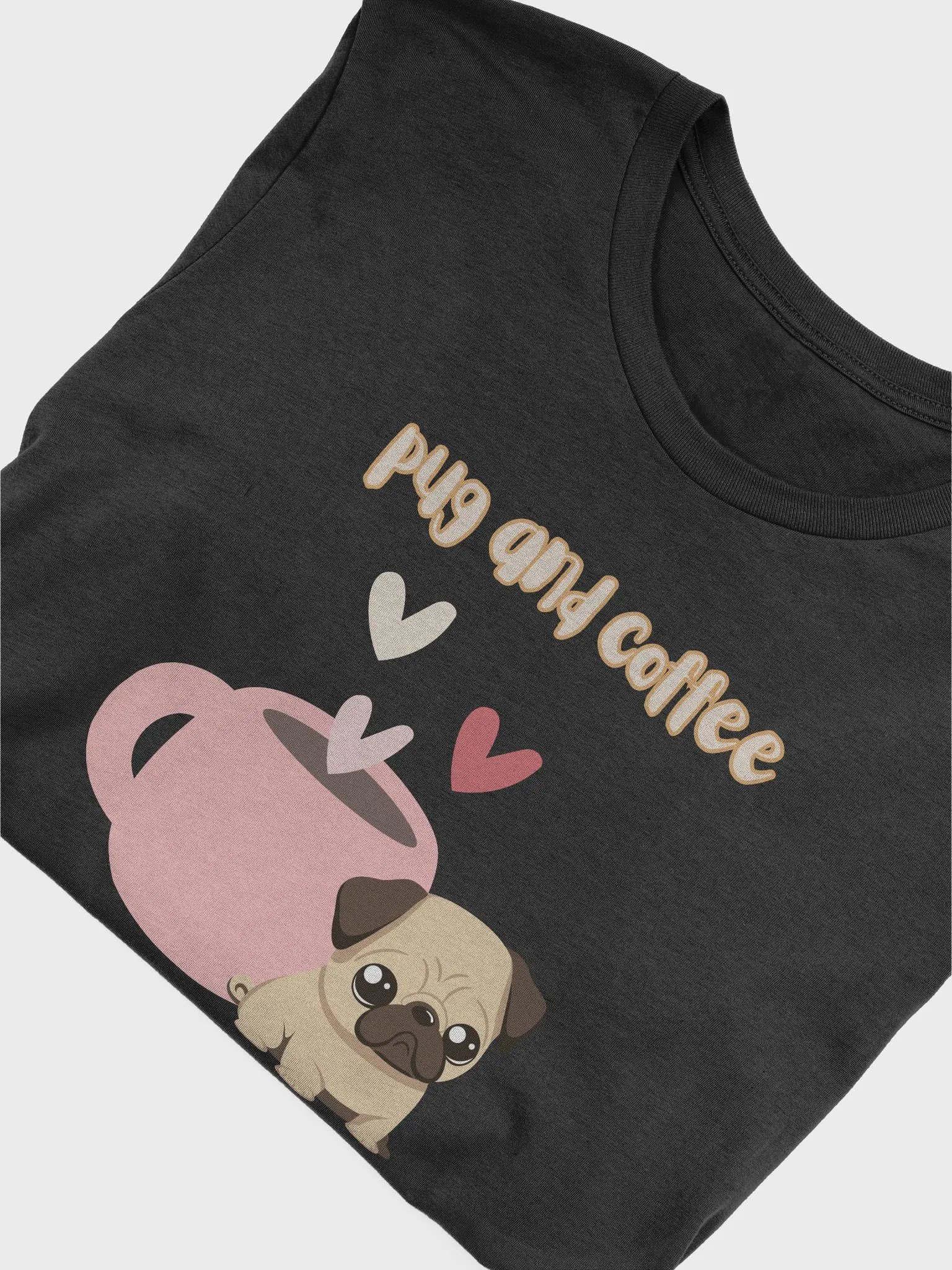 Pug & Coffee Love T-Shirt product image (32)