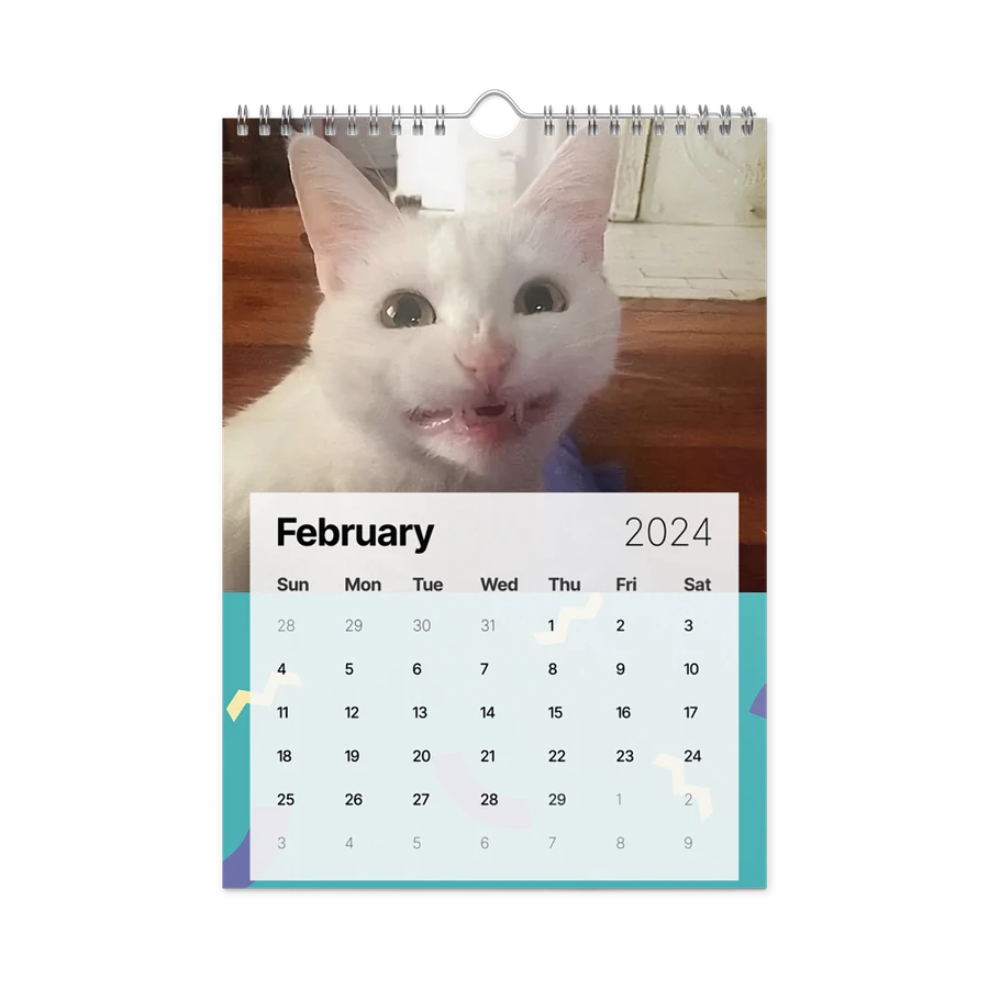 Wall Calendar (2024): Meme Cats product image (7)