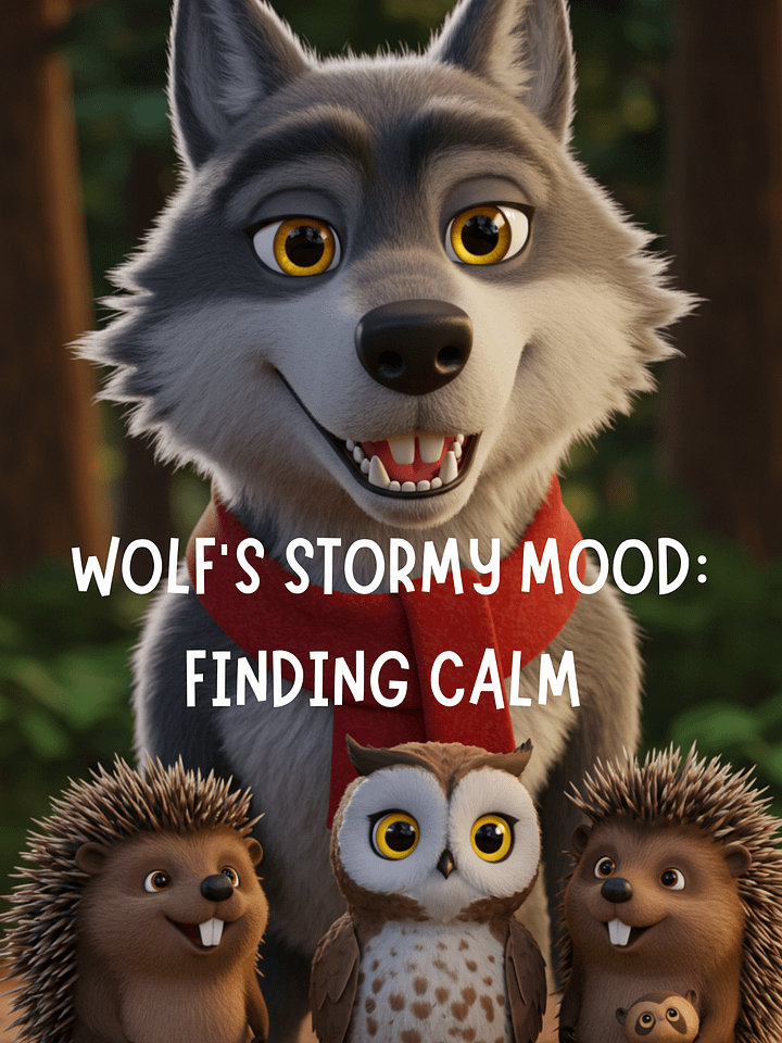 Wolf's Stormy Mood: Finding Calm product image (1)