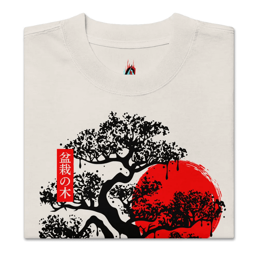 Black Bonsai Japanese Ink - Oversized Tee product image (3)