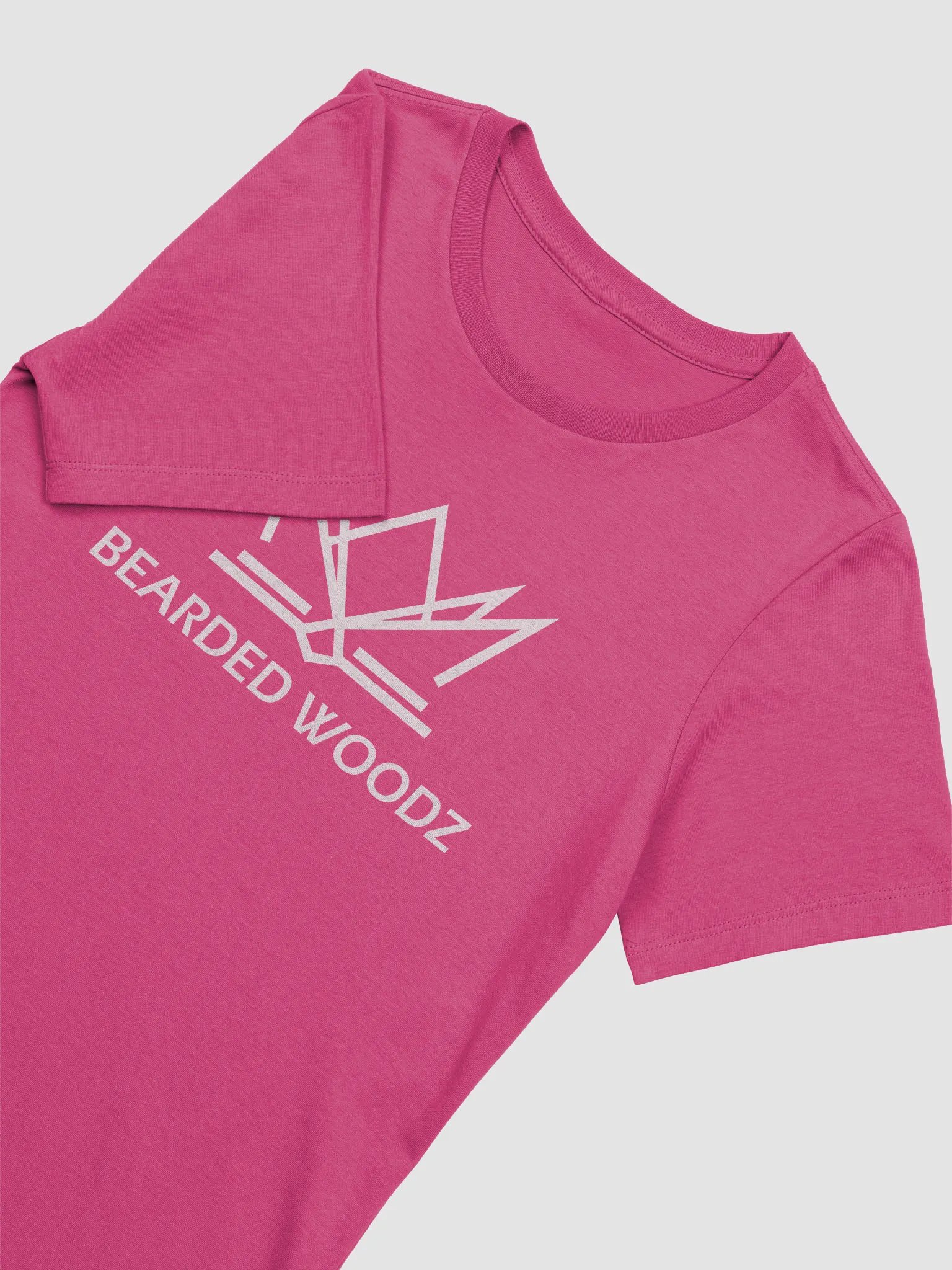 Women's Bearded Woodz Relaxed-fit T-Shirt (White Embroidery) product image (2)