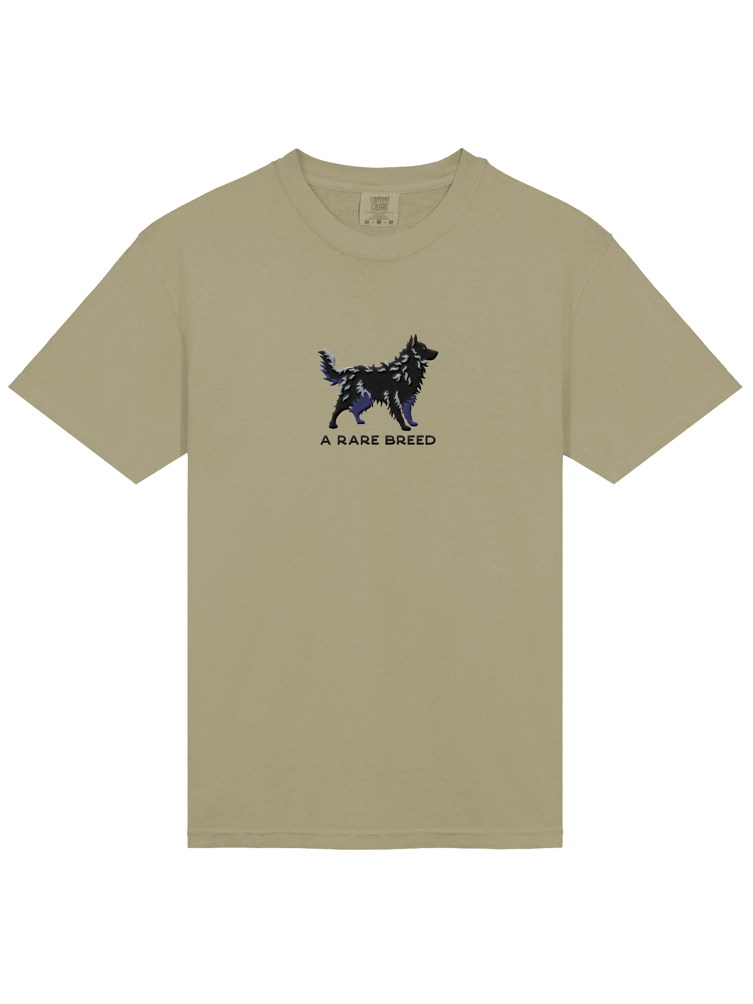 A Rare Breed T-Shirt(Embroidered) of a Hungarian Mudi(Black) product image (13)