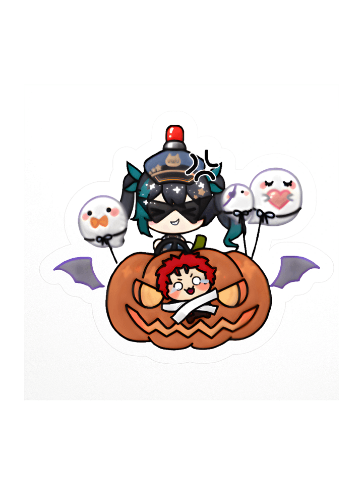 Evil Pumpkin Buki Sticker product image (1)