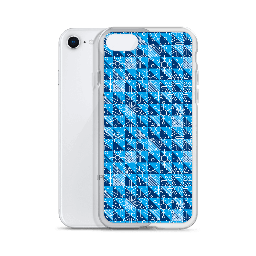 Sleek Clear iPhone Case with Stylish Winter Sports Patterns product image (55)