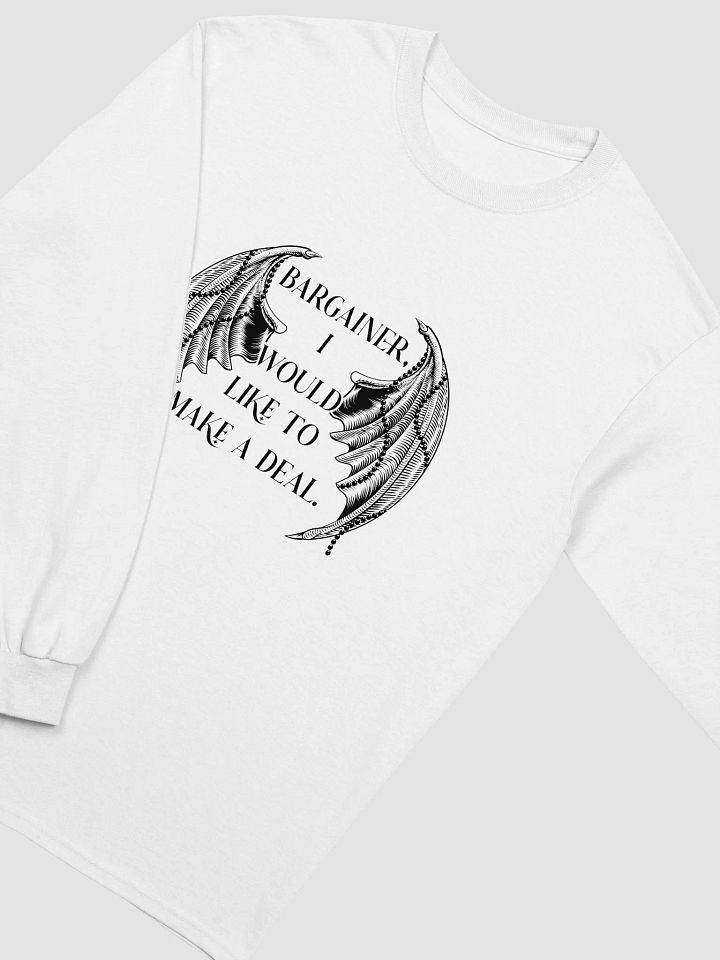 Bargainer Calling Card Cotton Long Sleeve T-Shirt product image (30)