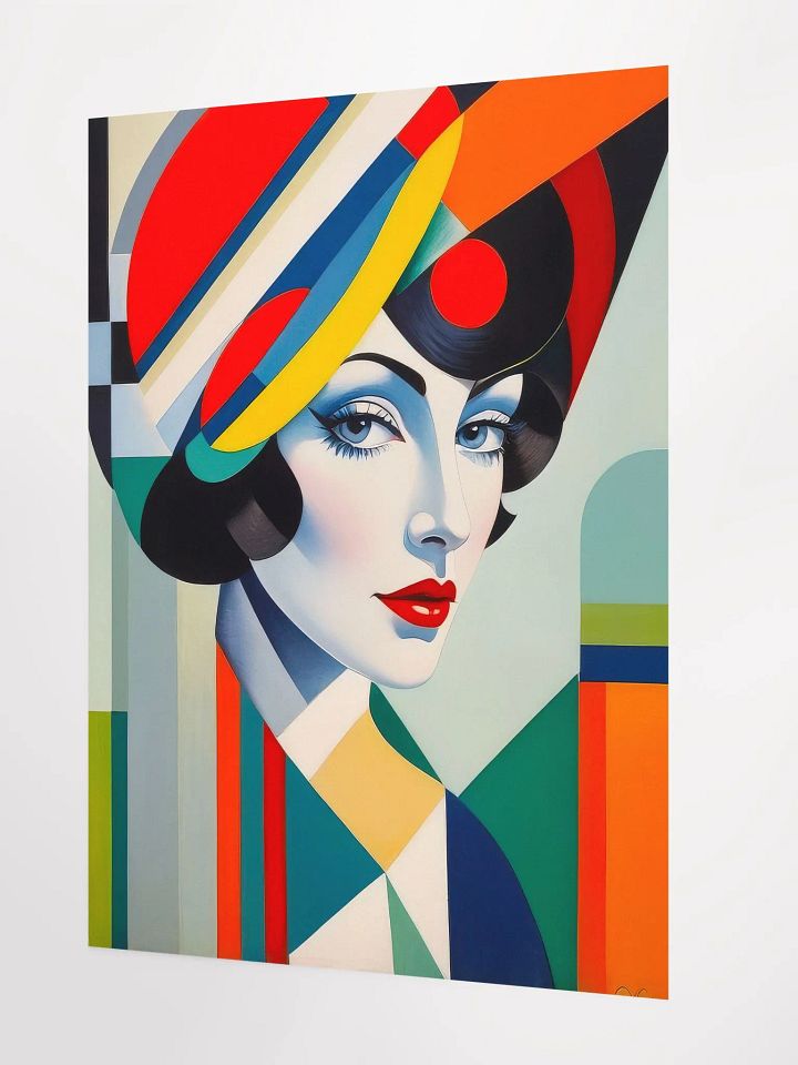 Vibrant Lucy - Flapper Girl Poster - Medium Size 18x24 Inches product image (2)