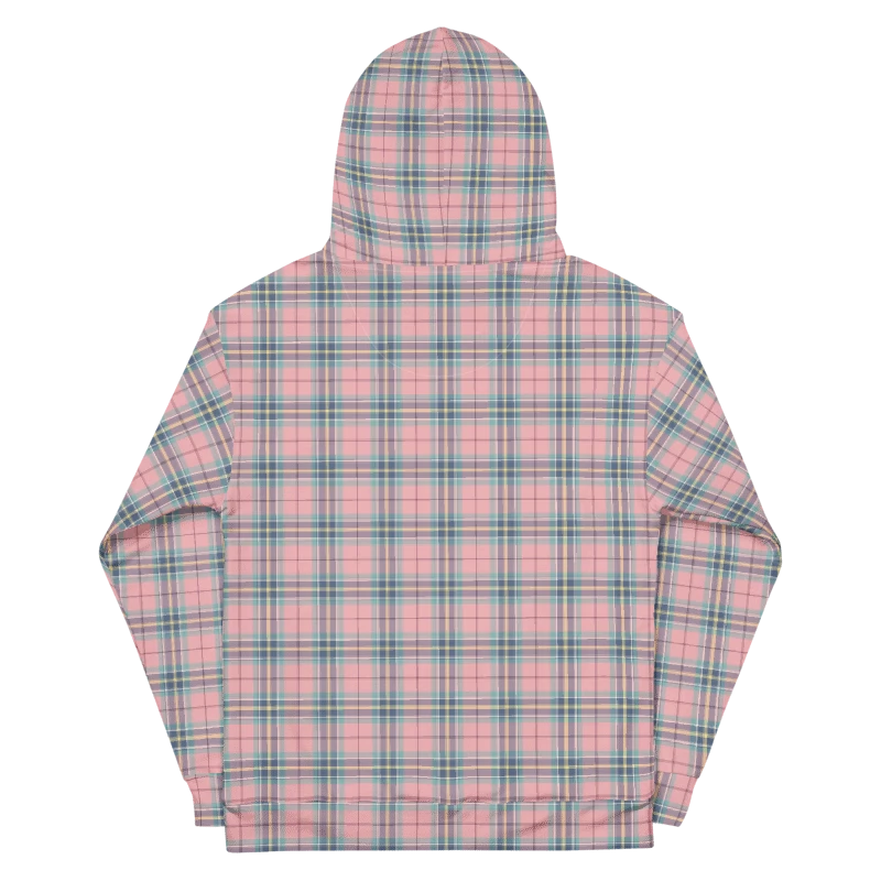 Pastel Pink, Mint Green, and Yellow Plaid Hoodie product image (7)
