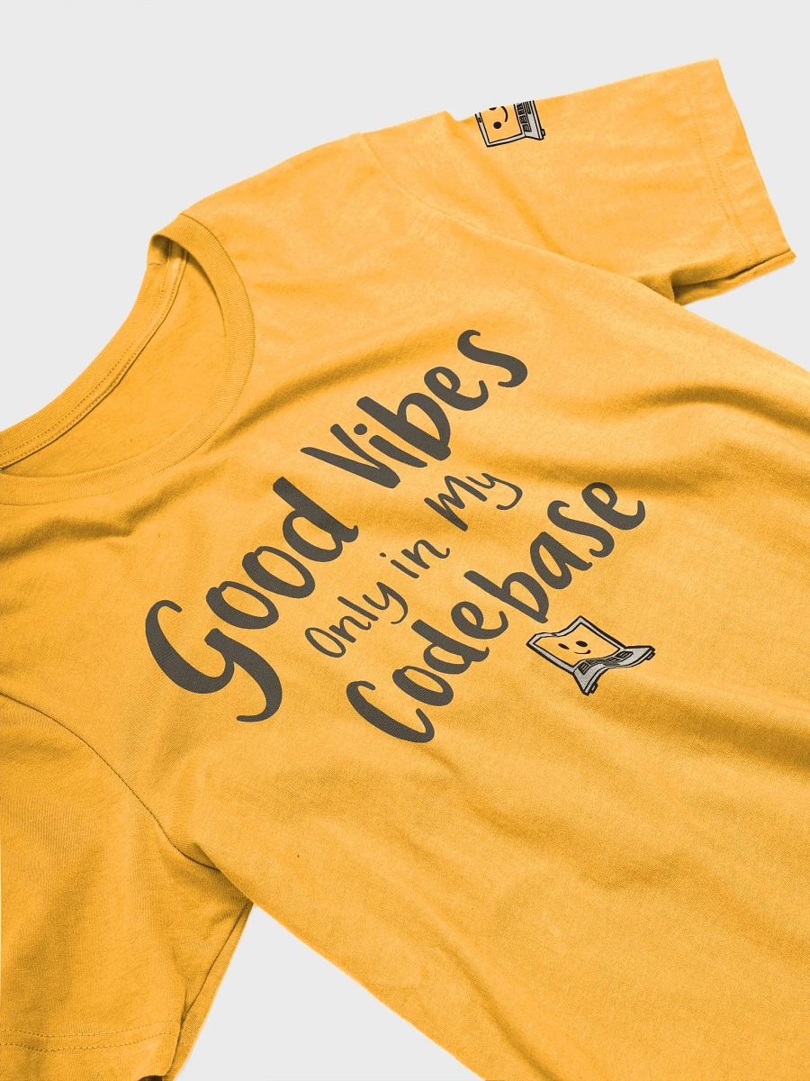 Good Vibes Codebase Tee – Supersoft & Stylish product image (4)