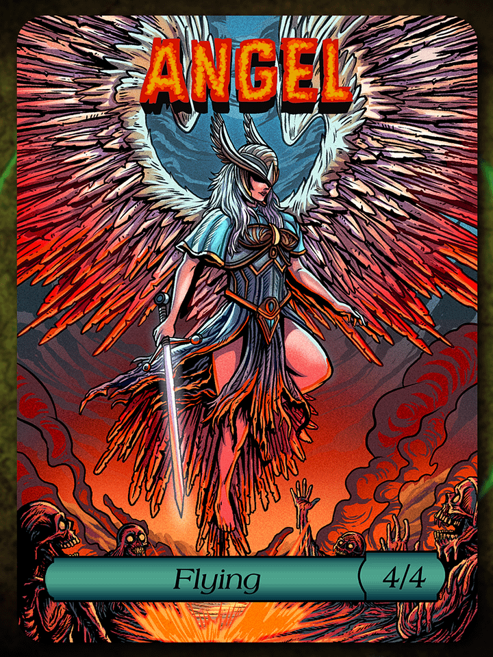 Angel 4/4 Flying Full Art Token product image (1)