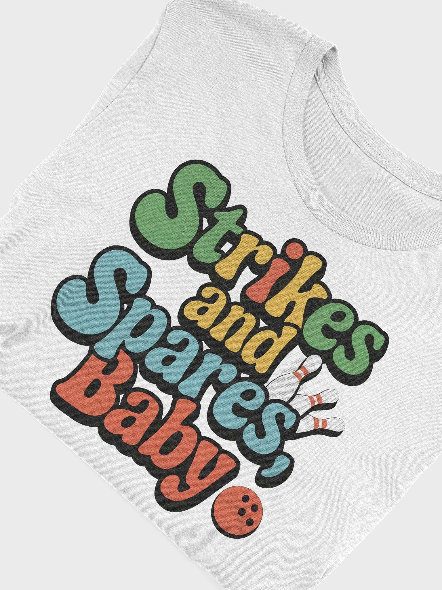 “Strikes and Spares Baby” t-shirt product image (5)
