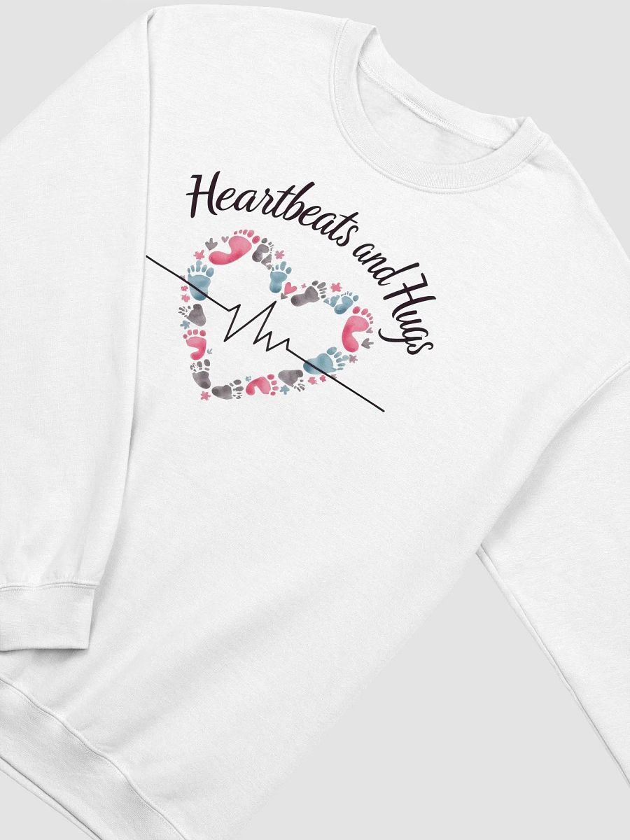 Ekg, Heartbeat and Hug Crewneck Sweatshirt product image (9)
