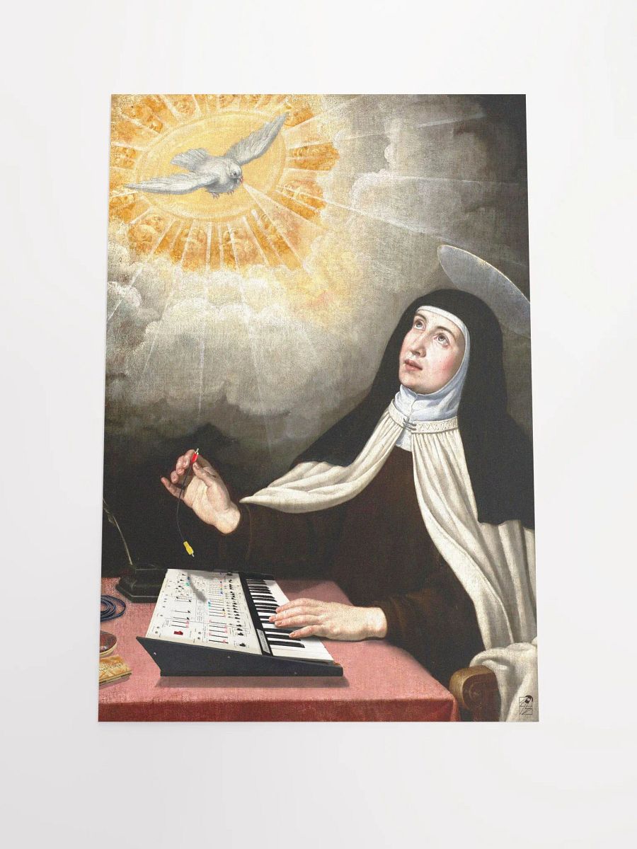 Santa Teresa de Odyssey (ARP Odyssey) by Frank Fonik, Techno EDM Matte Paper Poster product image (1)